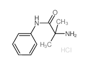 2-Amino-2-methyl-N-phenylpropanamide hydrochloride Structure