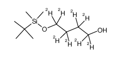 4-(tert-butyldimethylsilyloxy)butan-d8-1-ol Structure