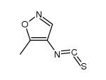 5-methylisoxazol-4-yl-isothiocyanat Structure