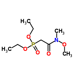 (N-甲氧基-N-甲氨基甲酰甲基)磷酸二乙酯结构式
