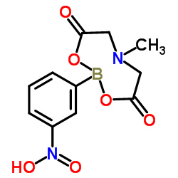 6-Methyl-2-(3-nitrophenyl)-1,3,6,2-dioxazaborocane-4,8-dione结构式