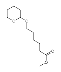 methyl 6-(oxan-2-yloxy)hexanoate结构式