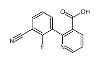 2-(3-cyano-2-fluorophenyl)pyridine-3-carboxylic acid结构式