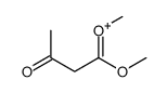 (1-methoxy-3-oxobutylidene)-methyloxidanium Structure