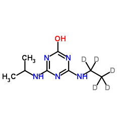 Hydroxy Atrazine-d5结构式