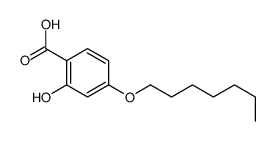 4-heptoxy-2-hydroxybenzoic acid结构式