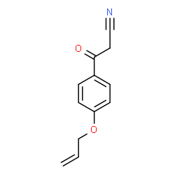 3-(4-(allyloxy)phenyl)-3-oxopropanenitrile结构式