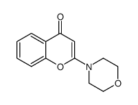 2-morpholin-4-ylchromen-4-one Structure