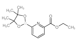 ETHYL 6-(4,4,5,5-TETRAMETHYL-1,3,2-DIOXABOROLAN-2-YL)PICOLINATE Structure