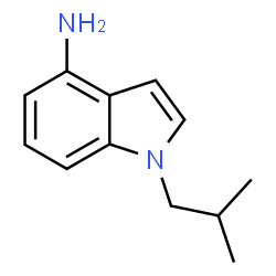 1-Isobutyl-1H-indol-4-ylamine structure