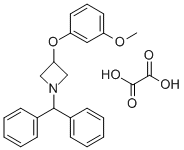 1-(diphenylmethyl)-3-(3-methoxyphenoxy)-azetidine oxalate Structure