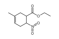 ethyl 3-methyl-6-nitro-3-cyclohexen-1-yl-carboxylate Structure