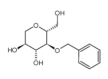 (3S,4R,5S,6R)-5-(benzyloxy)-6-(hydroxymethyl)tetrahydro-2H-pyran-3,4-diol结构式