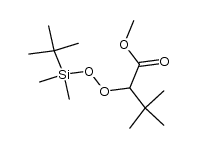 methyl 2-((tert-butyldimethylsilyl)peroxy)-3,3-dimethylbutanoate Structure