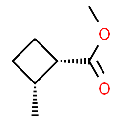 Cyclobutanecarboxylic acid, 2-methyl-, methyl ester, (1S,2R)- (9CI) picture