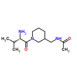 N-{[1-(L-Valyl)-3-piperidinyl]methyl}acetamide结构式