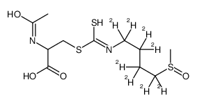 D,L-Sulforaphane-d8 N-Acetyl-L-cysteine结构式