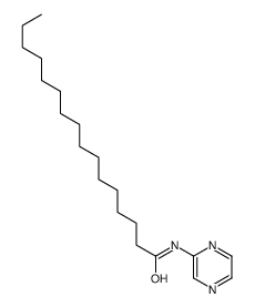 N-palmitoylpyrazinamide structure
