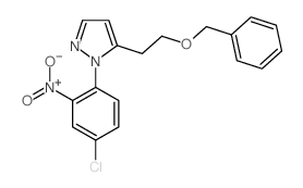 5-(2-(Benzyloxy)ethyl)-1-(4-chloro-2-nitrophenyl)-1H-pyrazole Structure