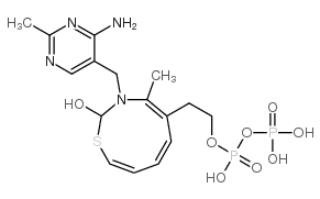 2-[3-[(4-amino-2-methylpyrimidin-5-yl)methyl]-4-methyl-1,3-thiazoniol-5-yl]ethyl dihydrogen diphosphate picture