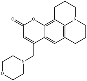 8-Morpholin-4-ylmethyl-2,3,5,6-tetrahydro-1H,4H-11-oxa-3a-aza-benzo[de]anthracen-10-one structure