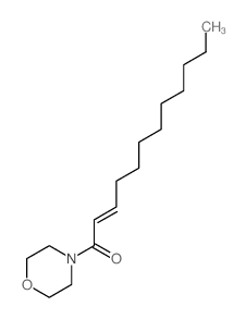 (E)-1-morpholin-4-yldodec-2-en-1-one Structure