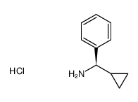 (R)-Cyclopropyl(phenyl)methanamine hydrochloride structure