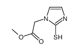 methyl 2-(2-sulfanylidene-1H-imidazol-3-yl)acetate Structure