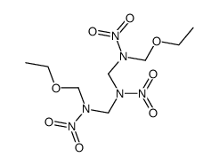 bis-[(ethoxymethyl-nitro-amino)-methyl]-nitro-amine Structure