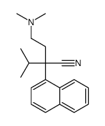 α-[2-(Dimethylamino)ethyl]-α-isopropyl-1-naphthaleneacetonitrile结构式