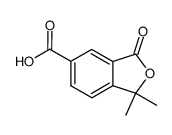 1,1-dimethyl-3-oxo-1,3-dihydro-isobenzofuran-5-carboxylic acid Structure