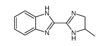 Benzimidazole, 2-(4-methyl-2-imidazolin-2-yl)- (8CI) Structure