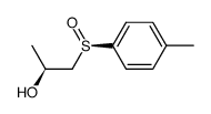 (S,RS)-1-(4-methylphenyl)sulfinyl-2-propanol Structure