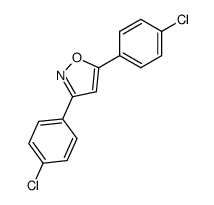 ISOXAZOLE, 3,5-BIS(4-CHLOROPHENYL)- structure