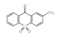 9H-Thioxanthen-9-one,2-methyl-, 10,10-dioxide结构式
