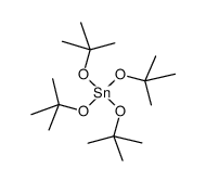 tin(iv) tert-butoxide Structure