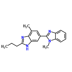 2-n-Propyl-4-methyl-6-(1-methylbenzimidazole-2-yl)benzimidazole picture