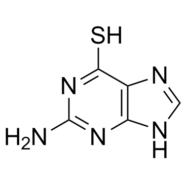 6-Thioguanine structure