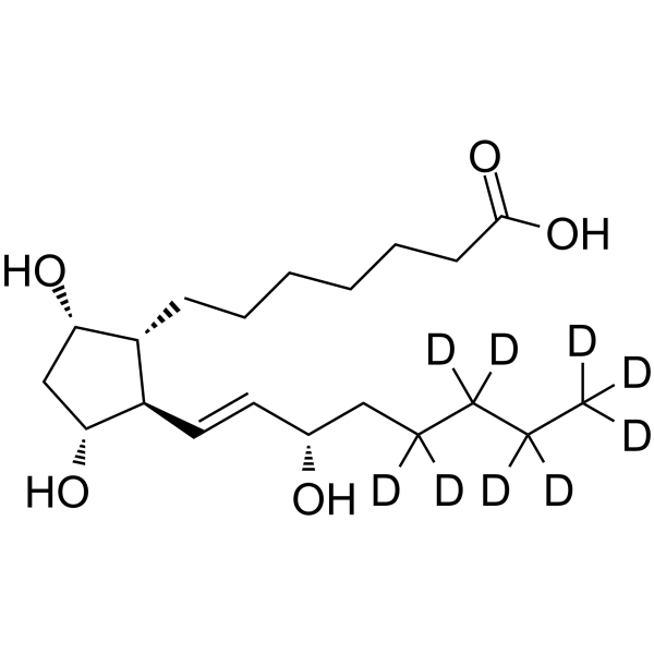 Prostaglandin F1a-d9 structure