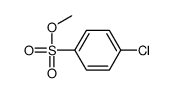 Methyl 4-chlorobenzenesulfonate Structure