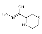 3-Thiomorpholinecarboxylicacid,hydrazide(9CI) structure