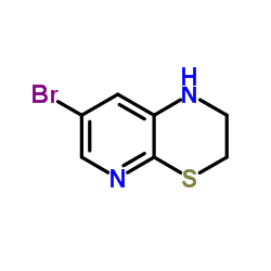 7-Bromo-2,3-dihydro-1H-pyrido[2,3-b][1,4]thiazine Structure