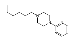 2-(4-hexylpiperazin-1-yl)pyrimidine Structure