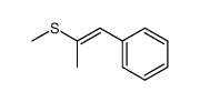 2-(methylthio)-1-phenyl-1-propene Structure