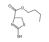 butyl (4R)-2-sulfanylidene-1,3-thiazolidine-4-carboxylate结构式