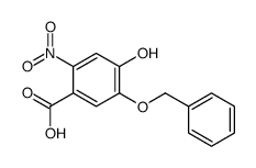 4-hydroxy-2-nitro-5-phenylmethoxybenzoic acid Structure
