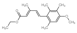 Ethyl-5-(4-methoxy-2,3,6-trimethylphenyl)-3-methyl-2,4-pentadienoate Structure