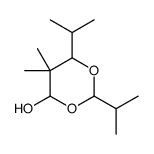 2,6-Diisopropyl-5,5-dimethyl-1,3-dioxan-4-ol结构式