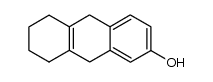 6-Hydroxy-1,2,3,4,9,10-hexahydroanthracen Structure