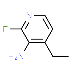 3-Pyridinamine,4-ethyl-2-fluoro-(9CI)结构式